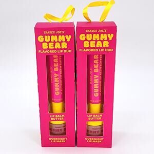 Trader Joe's Gummer Bear Flavored Lip Duo Set of 2